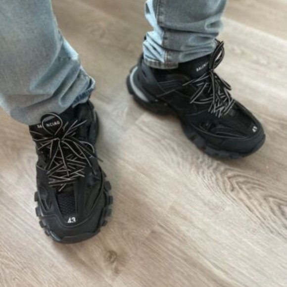 Balenciaga track sneakers on feet deals